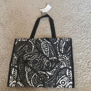 Vera Bradley Black and White Plastic Bag